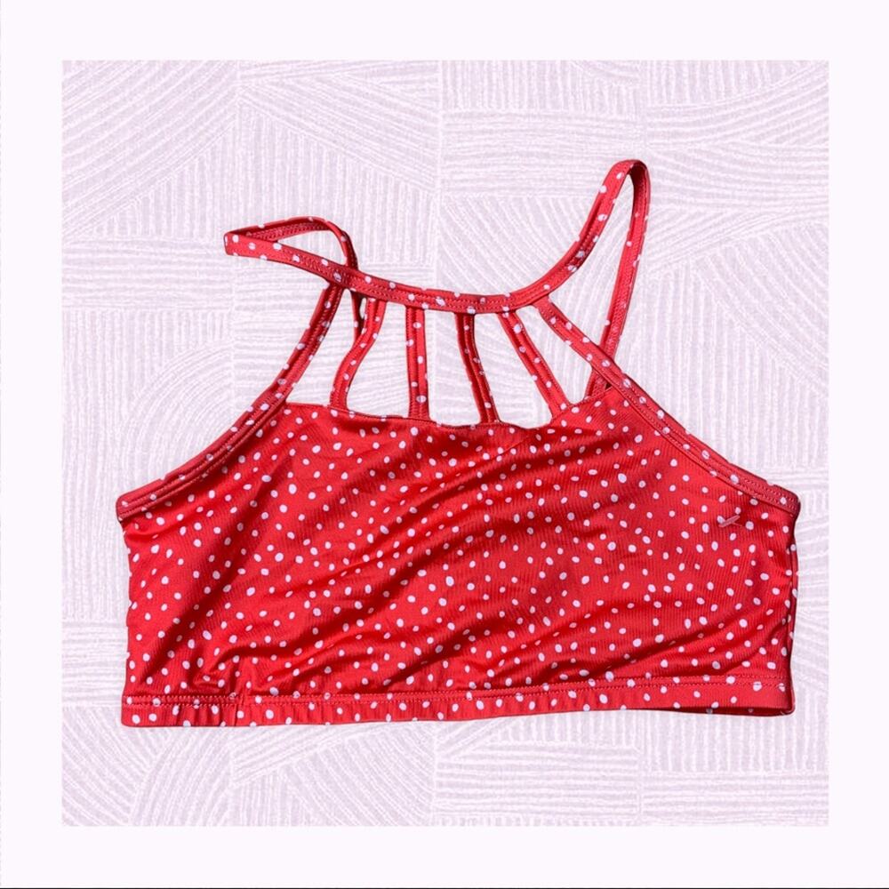 Harper canyon polka dot bikini top